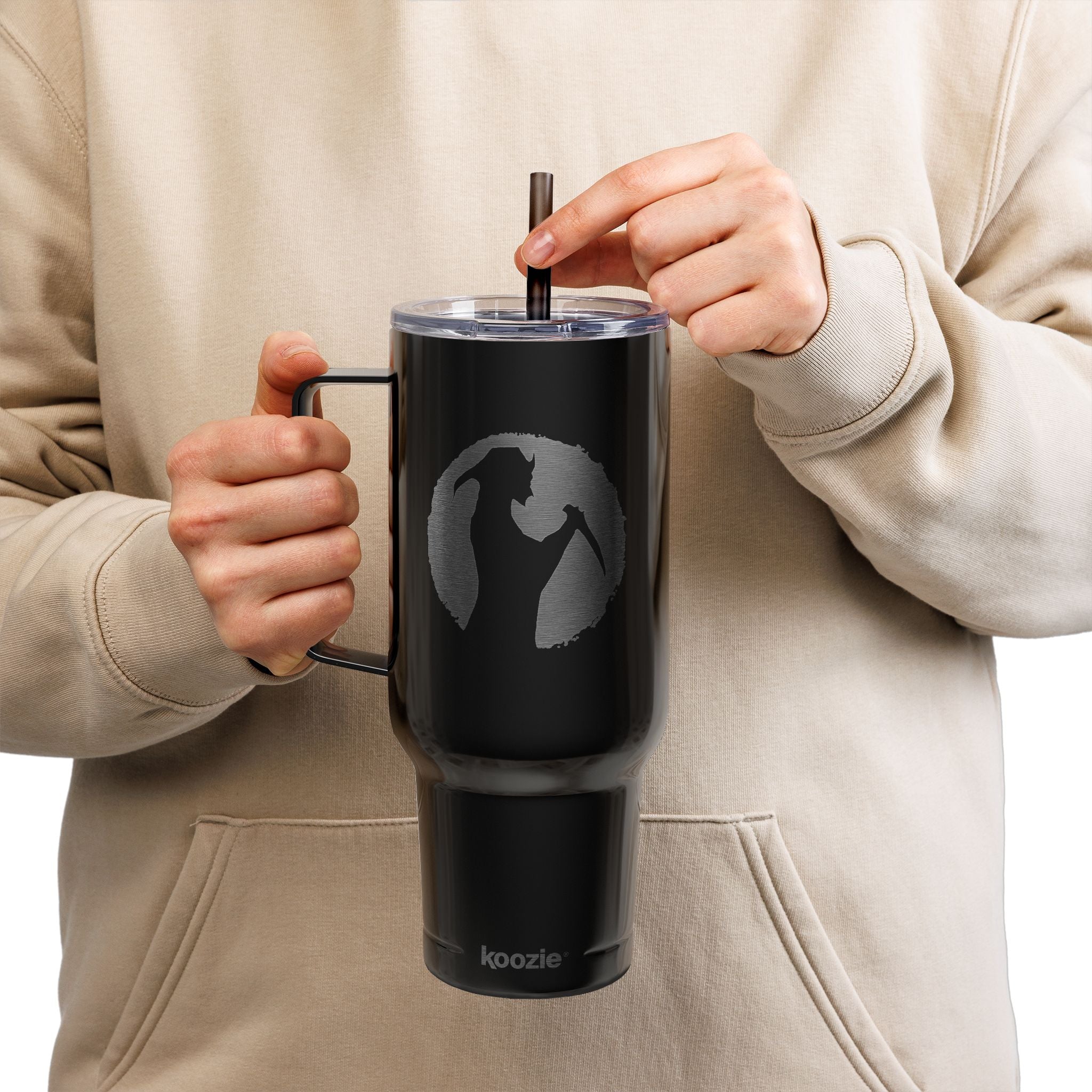 Darkenwell Logo 40oz Engraved Insulated Tumbler