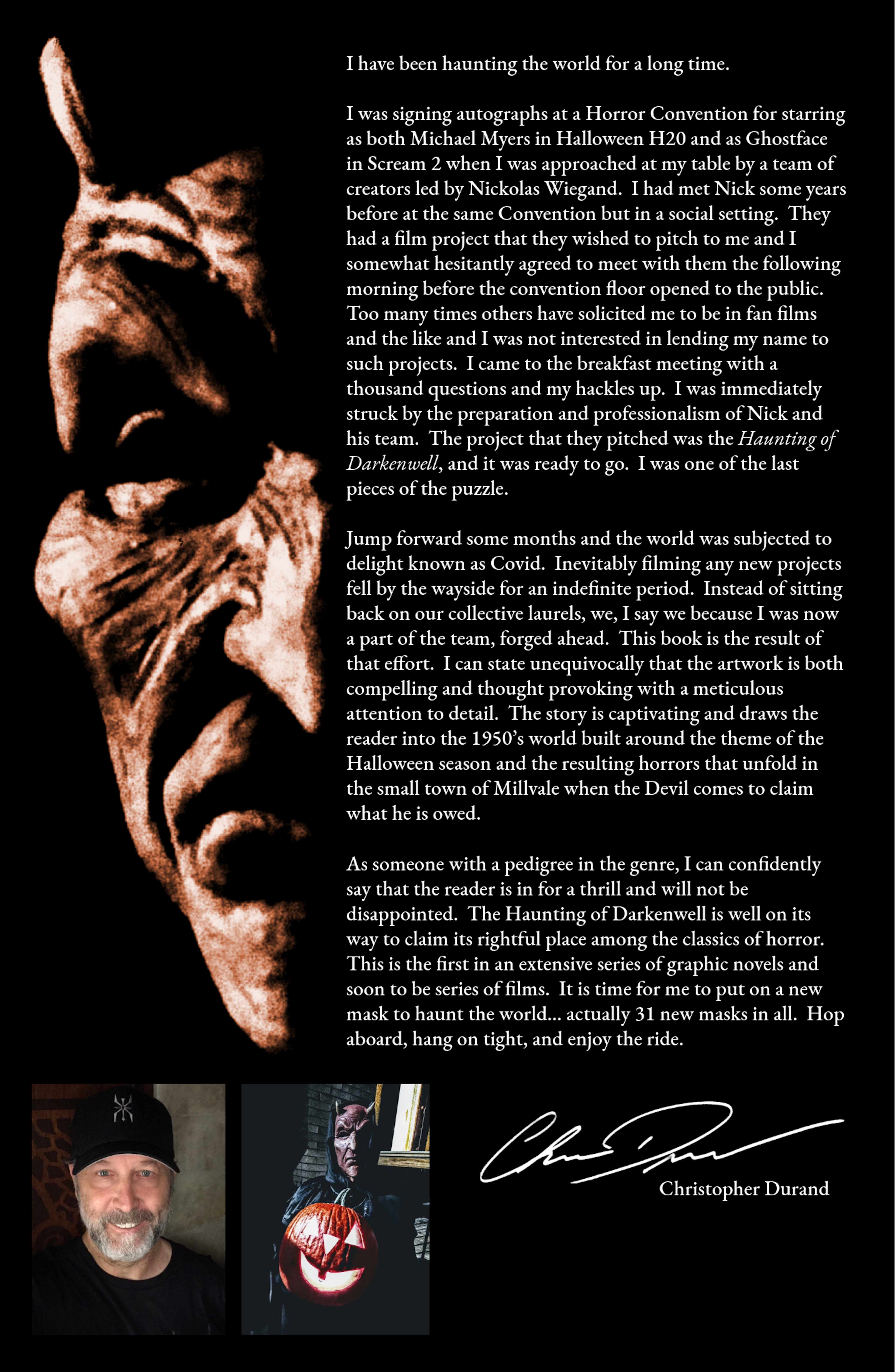 *Autographed by Chris Durand* The Haunting of Darkenwell: Devil's Night - Comic Book - Issue #5