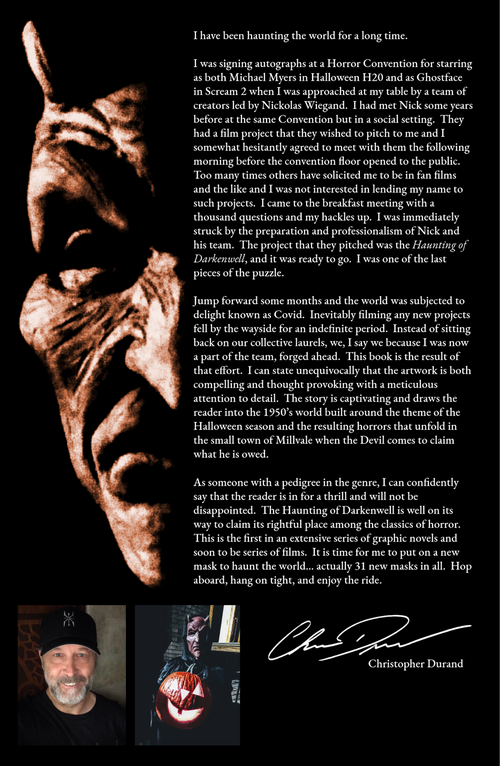 *Autographed by Chris Durand* The Haunting of Darkenwell: Devil's Night - Comic Book - Issue #1